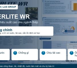 POWERLITE WR: mỡ đa năng hiệu suất cao chịu nước cho ngành thép