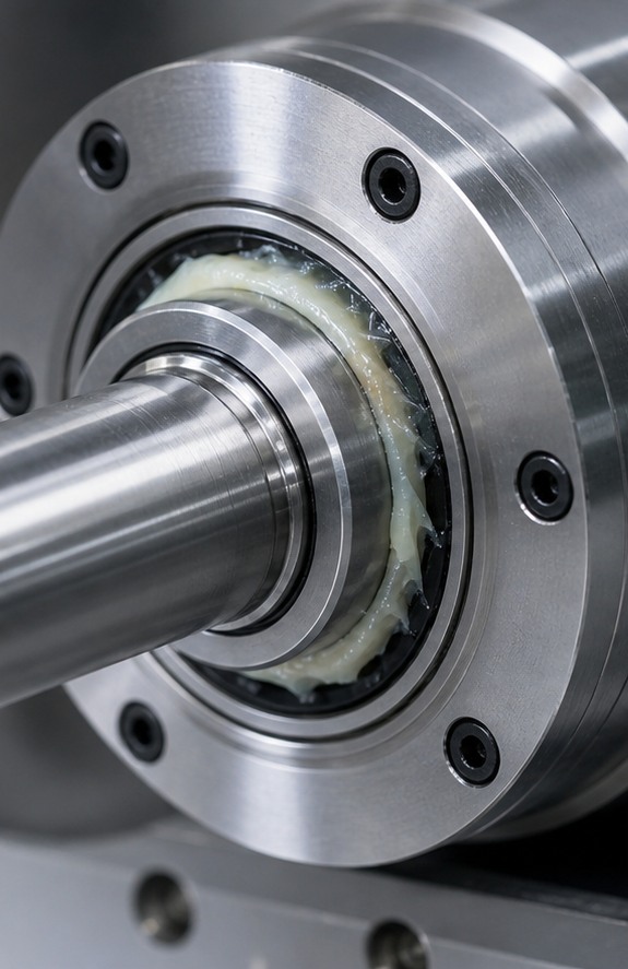 Mỡ mô-men thấp trong ổ trục chính máy CNC