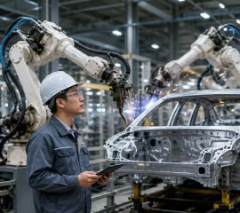 Mỡ Kyodo Yushi cho robot hàn và dây chuyền lắp ráp ô tô
