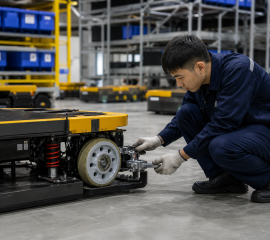 Mỡ Kyodo Yushi cho AGV và kho linh kiện tự động nhà máy ô tô
