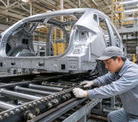 Mỡ Kyodo Yushi cho băng tải skid và con lăn thân xe ô tô